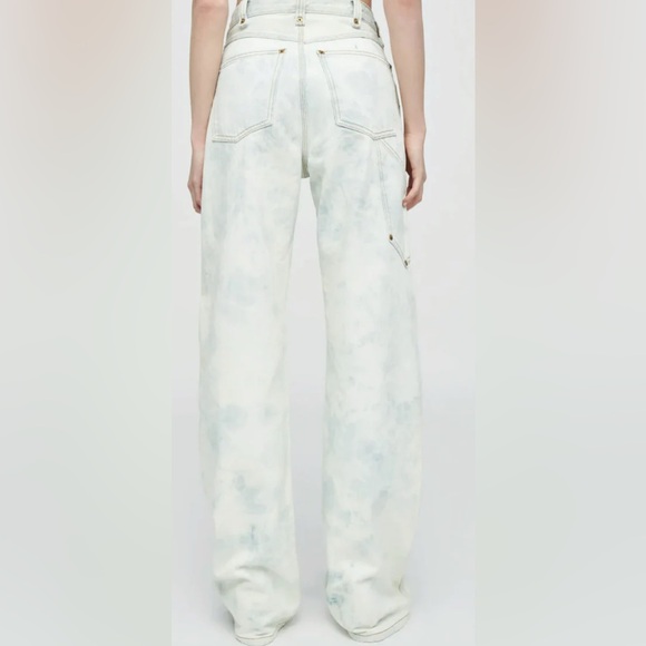 REDONE SUPER HIGH WORKWEAR JEANS in Sunbleached - Picture 3 of 8